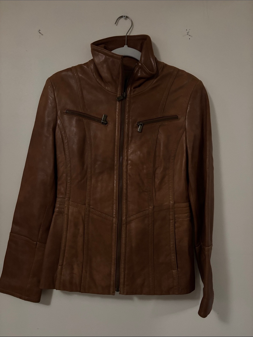 Jones New York leather jacket